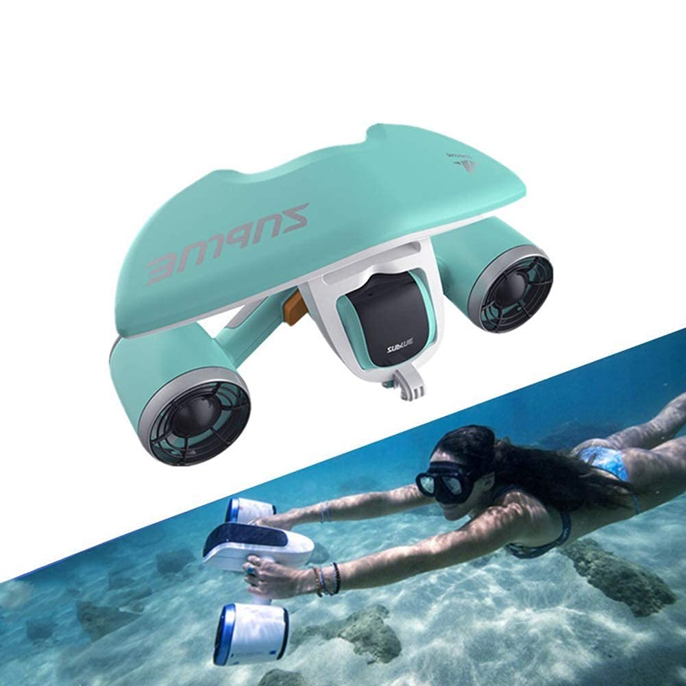 Dron subacuático, propulsor eléctrico, artefacto de natación, Equipo de Buceo de Refuerzo de Buceo autopropulsado, Juguetes Robot Submarino de 1,5 M/S