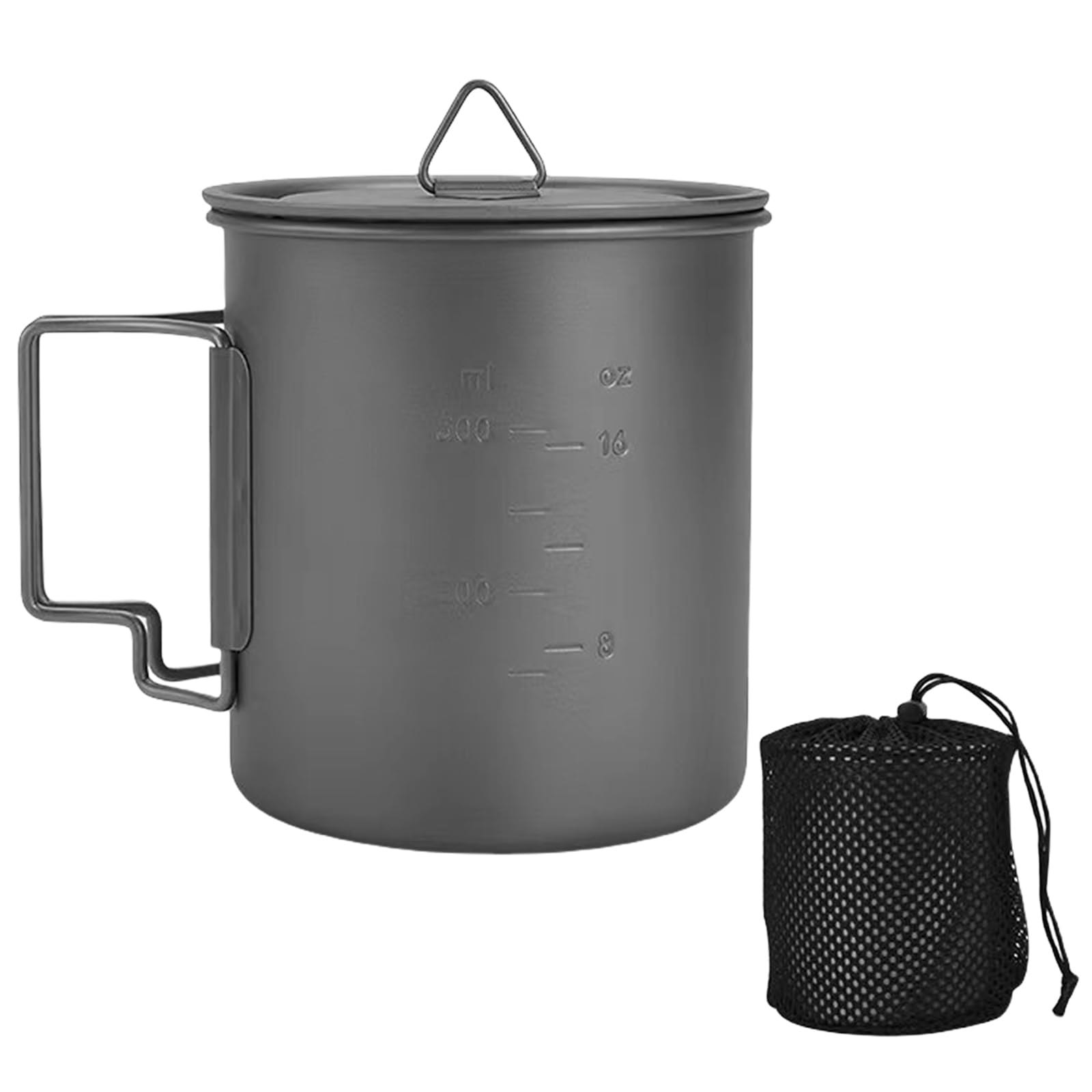Tasse à café de camping portable avec couvercle pliable pour l'extérieur Tasse à eau Camping Pique-nique Tasse à eau Vaisselle Pique-nique Ustensiles