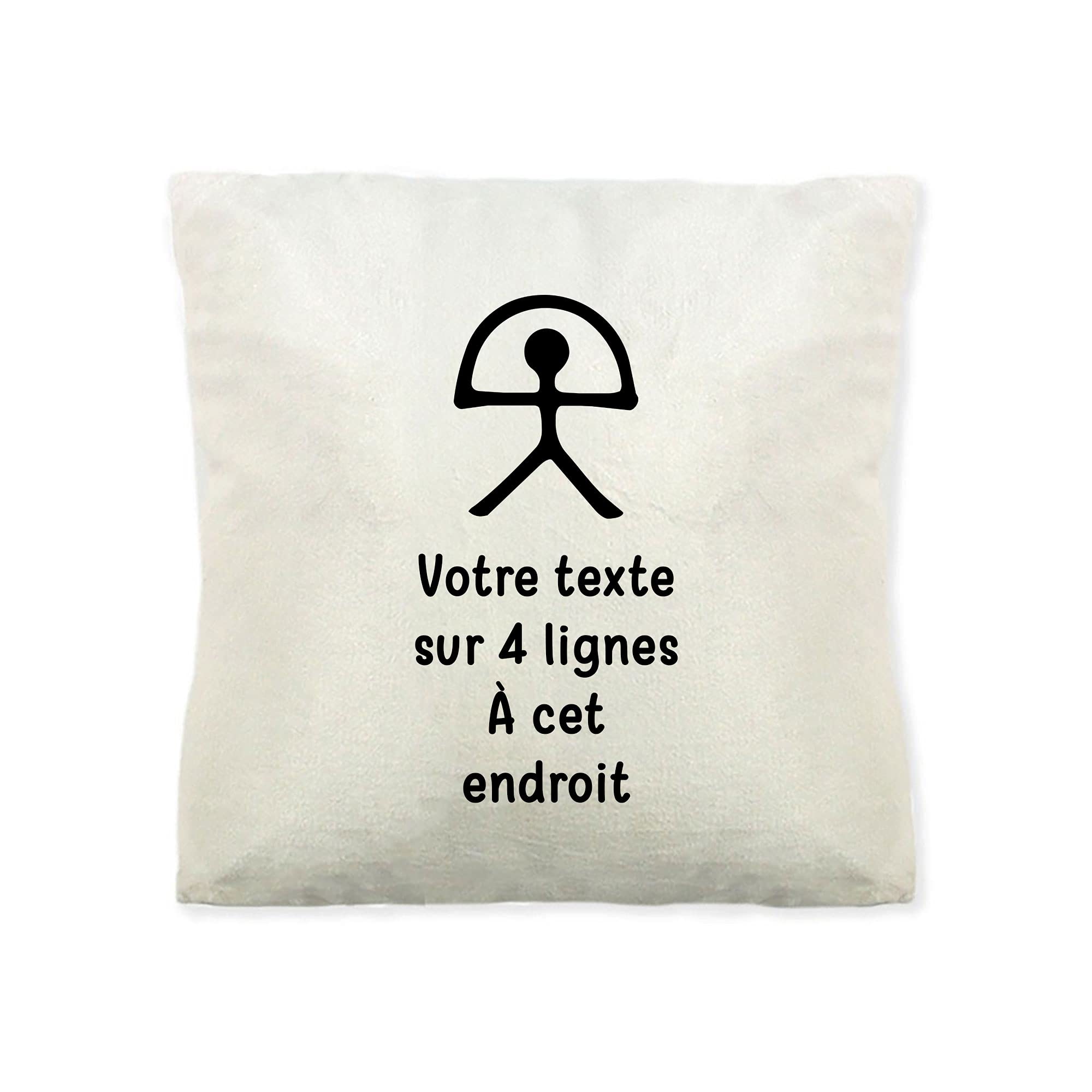 Coussin polaire personnalisé Indalo pour soirées cocooning