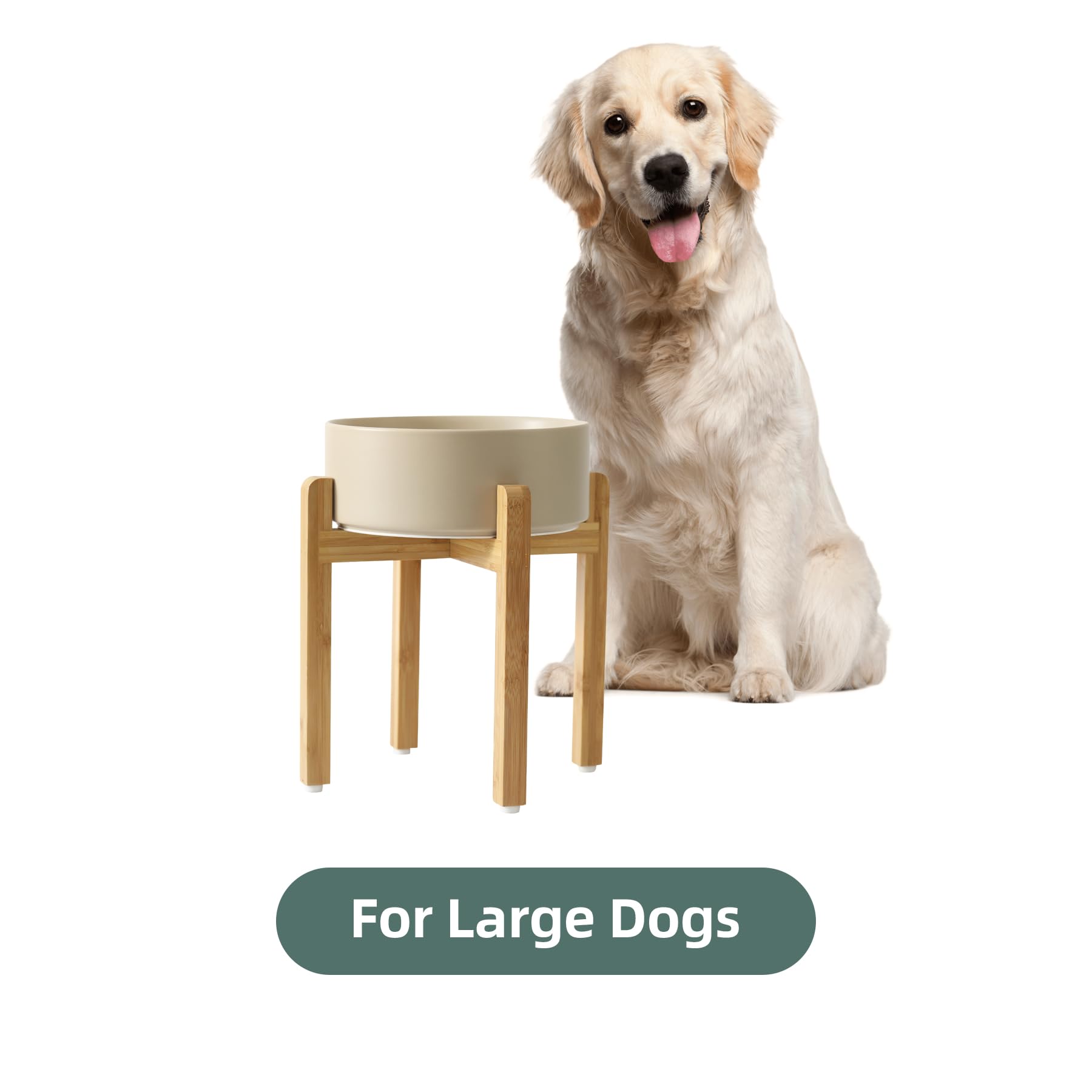 Havniva Hundenäpfe erhöht, Keramik Hundefutter und Wassernapf