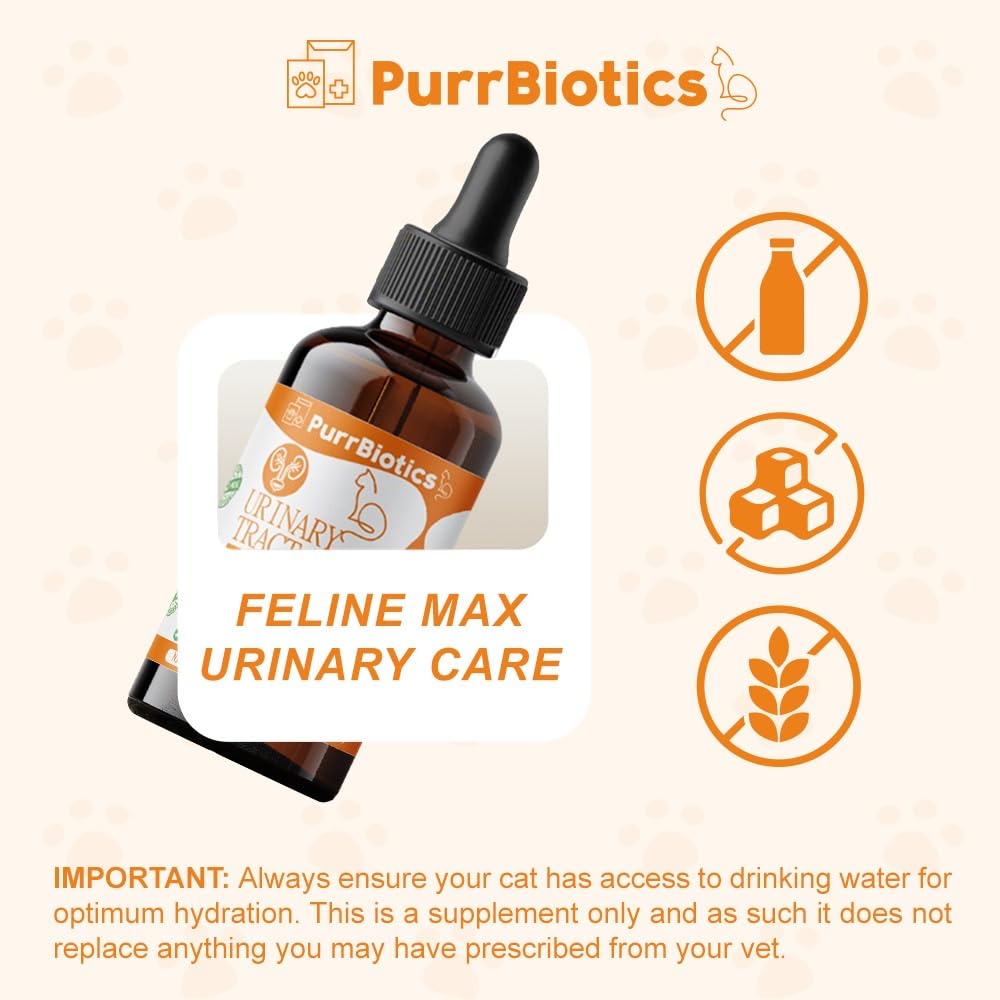 Urinary Support Drops for Cats, Natural UTI & Bladder Health Supplement, Cranberry, Marshmallow root & Herbal Blend - Image 4