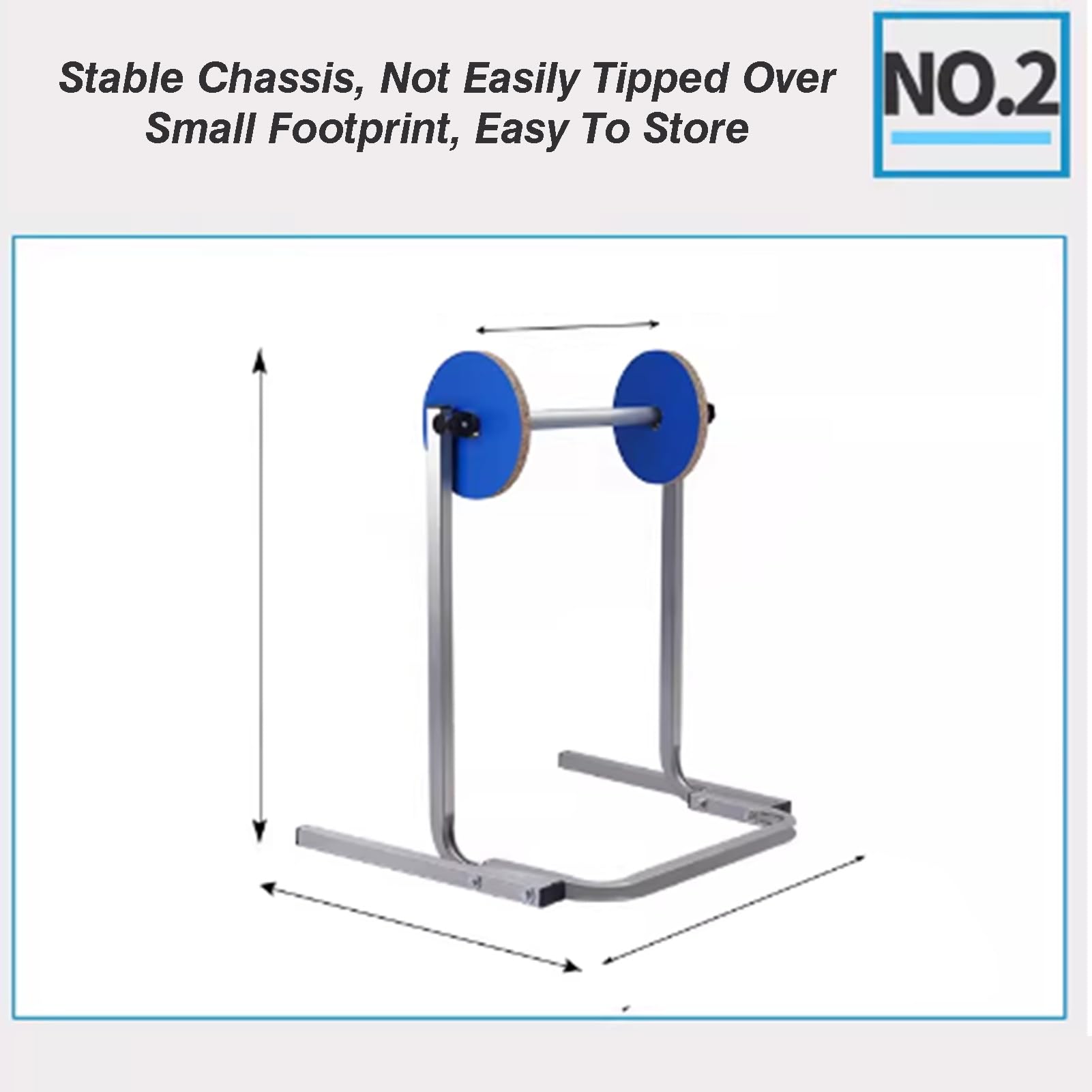 Dispenser di pluriball, scaffale per imballaggio manuale in pellicola estensibile, supporto per cuscino da tavolo con deflettore in legno regolabile, capacità di carico 50 kg per un imballaggio sicuro