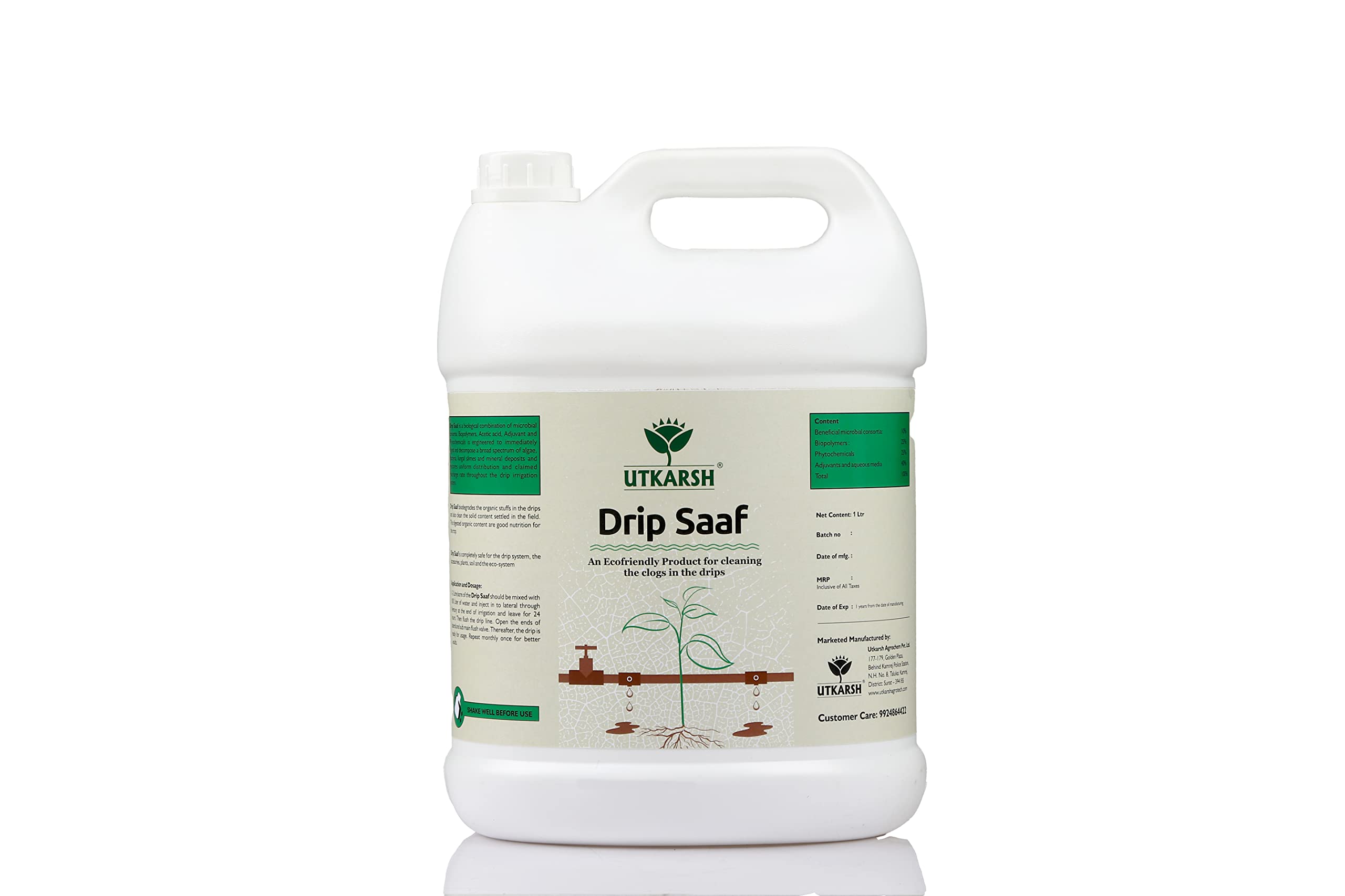 See full amazon price history chart for Utkarsh Drip Saaf | Eco Friendly Product for Cleaning Drip System | Biodegrades Organic Stuffs in The Drips | 5 Liter; Pack of 1 Utkarsh Drip Saaf | Eco Friendly Product for Cleaning Drip System | Biodegrades Organic Stuffs in The Drips | 5 Liter; Pack of 1 (B07JR3DLB2) Amazon Price History, Amazon Price Tracker