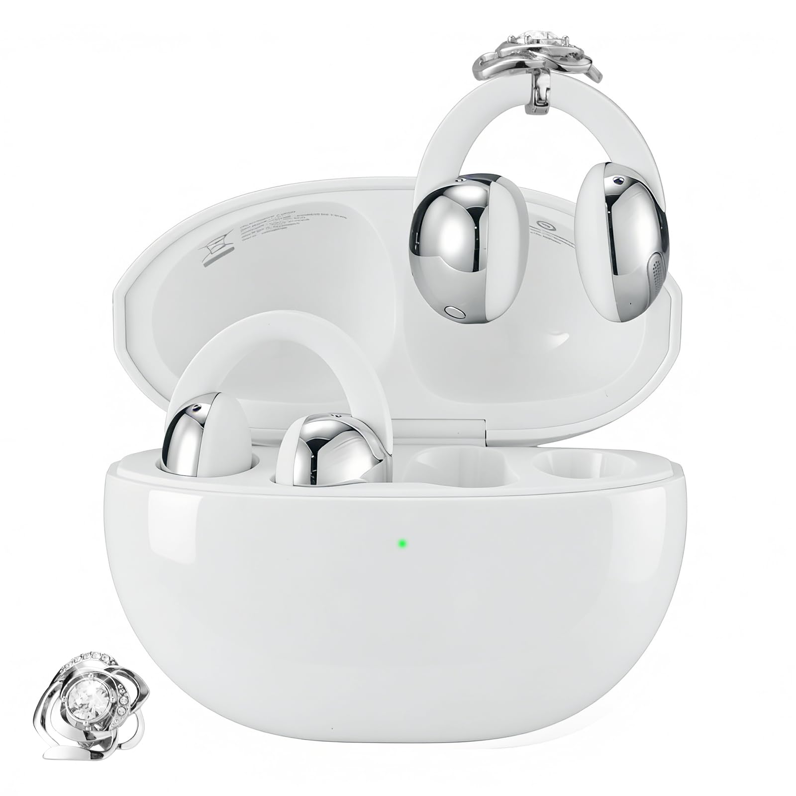 Amazon.com: TCL CrystalClip Open Ear Clip-On Earbuds with