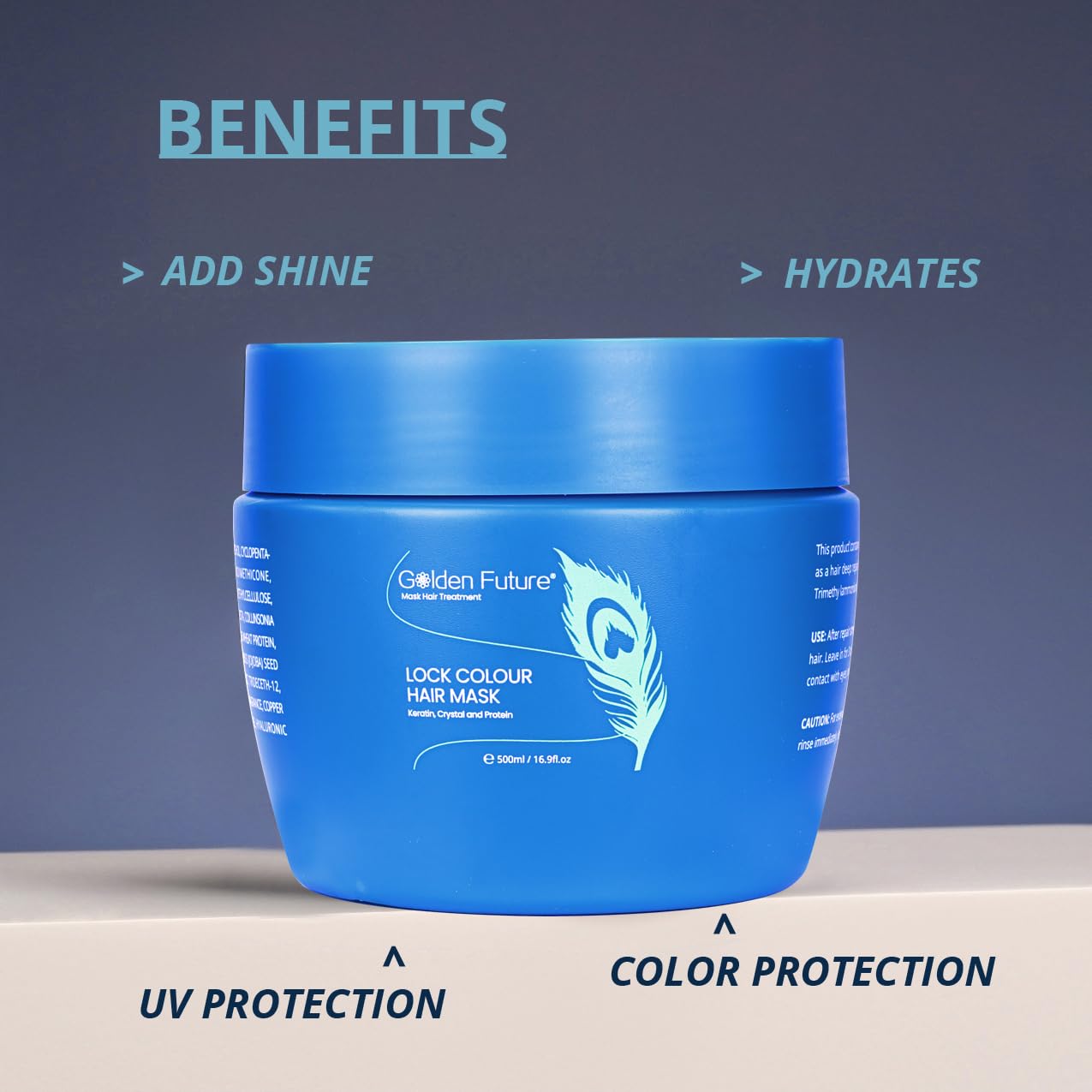Golden Future Deep Conditioning Hair Mask treatment 500ml-Intensive Hair Repair Treatment, Restorative Moisture - Image 2