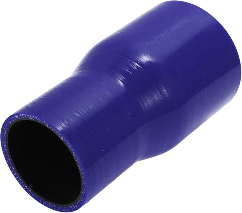 Mangueira redutora reta de silicone ACROPIX para intercooler, 57–76 mm, 152 mm, 4 camadas – Azul