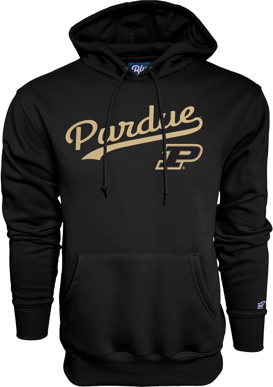 Blue 84 NCAA mens Hoodie Cursive Team Color