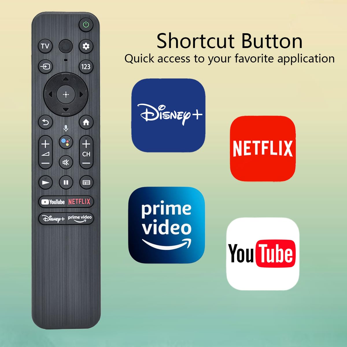 GHUST RMF-TX800U Telecomando vocale di ricambio per Sony Smart 4K 8K TV XR-42A90K XR-48A90K XR-55A95K XR-55X90K XR-65A80K XR-65A95K XR-65X90K XR-65X95K XR-75X9OK XR-75K X95K XX R-85X90K XR-85X95K