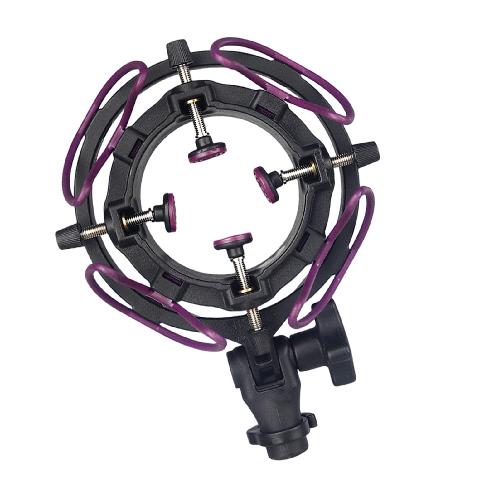 Supporto antiurto per microfoni da 0,7-2,4 pollici, design antivibrazione, angoli regolabili a 180°, per microfono 2035 103 U87 / PCK200 compatibile con shock mount