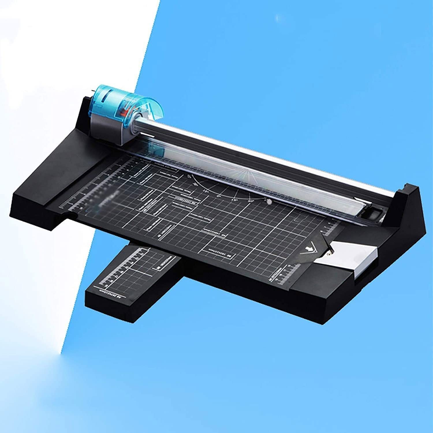 Papierschneider A4 Papierschneider Tragbare Handwerksschneider mit Klingen von 5 Modi, Papierschneider for den Heimgebrauch, ideal zum Schneiden von Büropapieren, Cardstocks, Etiketten, Schne