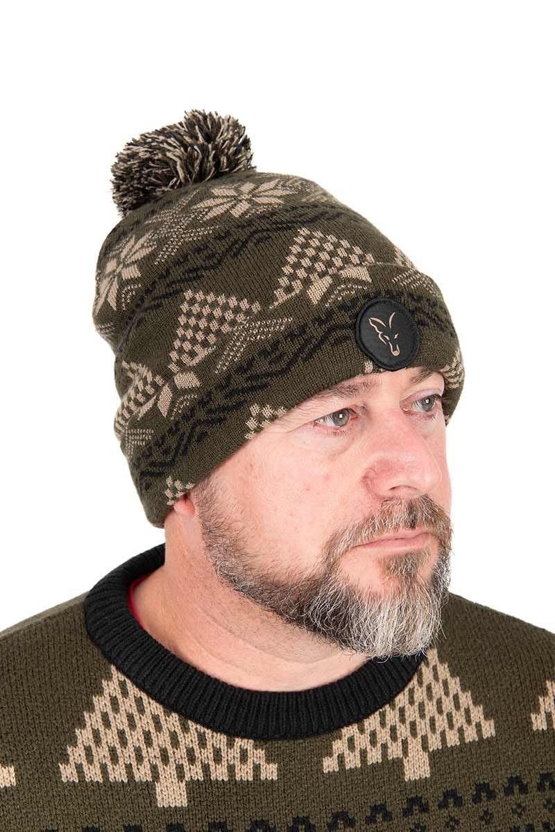 Fox Festive Bobble Hat / Carp Fishing Christmas Clothing