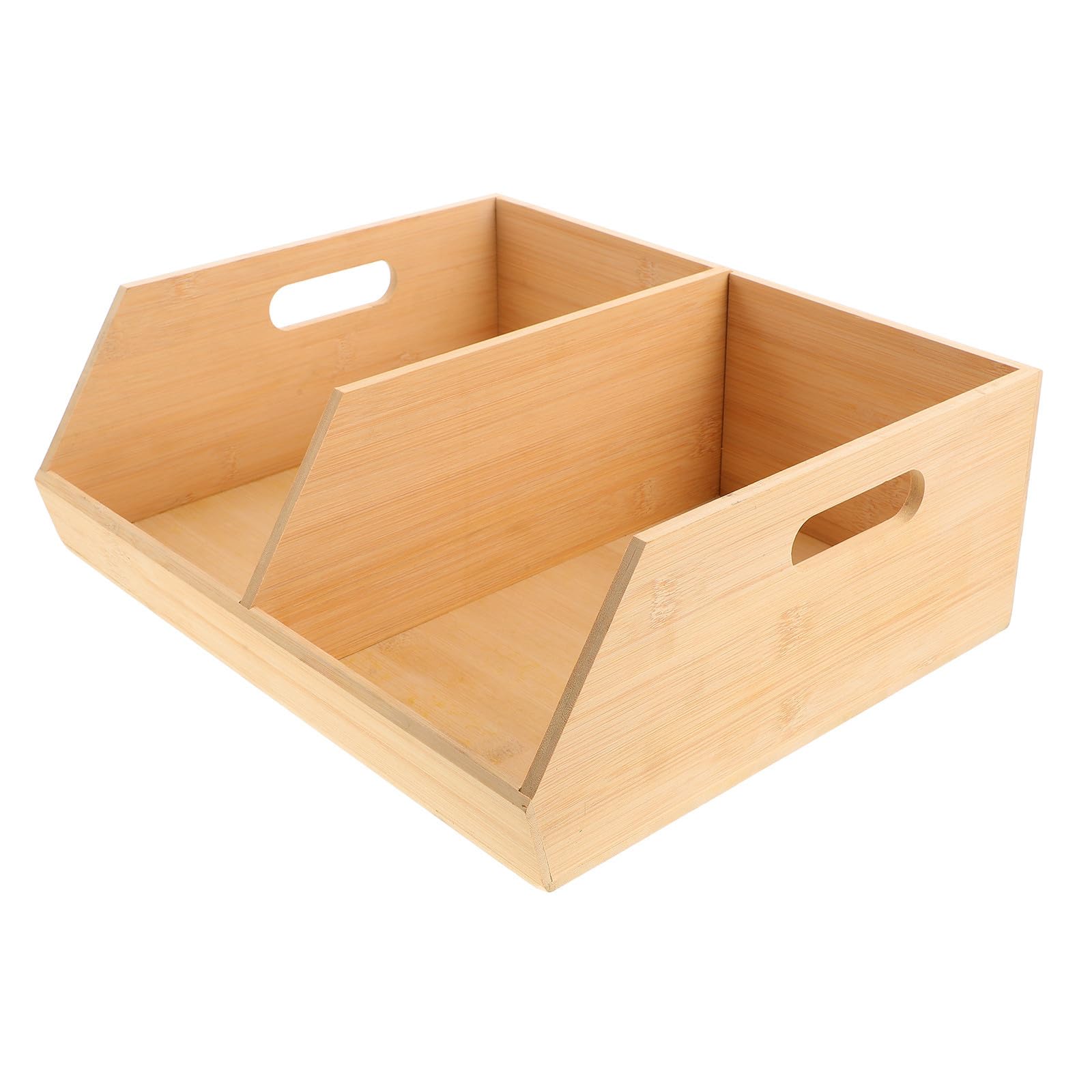 Holz Obst und Gemüse Aufbewahrungsbox mit Belüftung Stapelbar Design