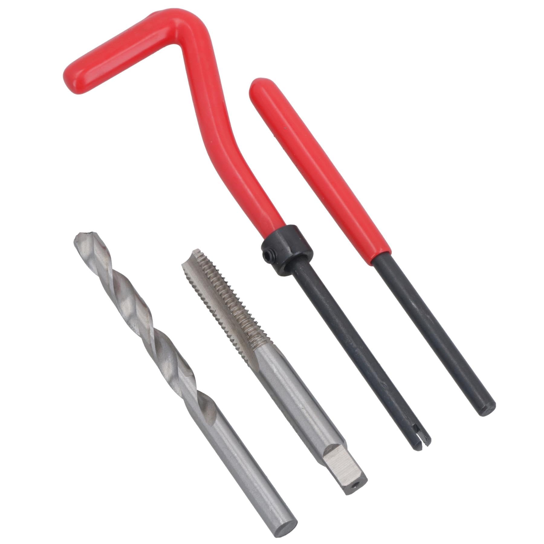 AB Tools 1/4" x 20 UNC Kit de réparation de filetage hélice pour filetages endommagés, ensemble de 14 pièces