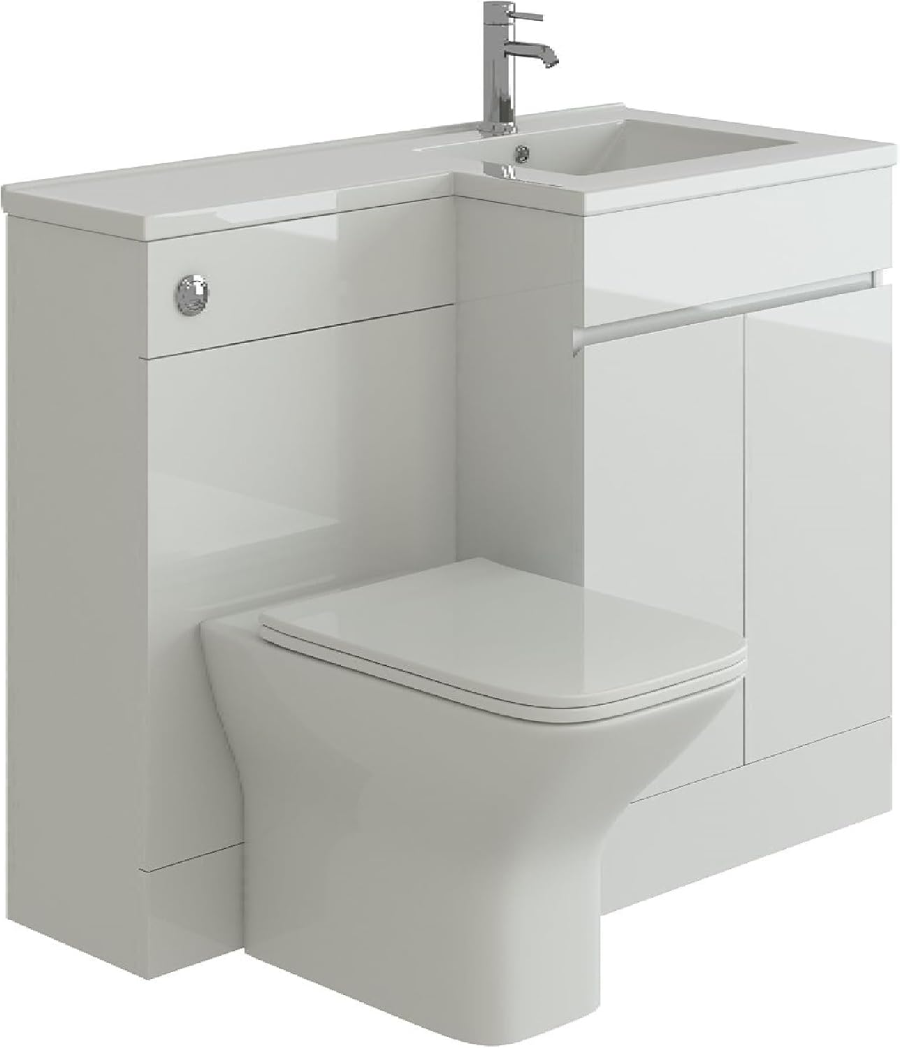 VeeBath Lnx 1400 Vanty Unt Furnture Set, Wash Basn, WC,Tolet Pan