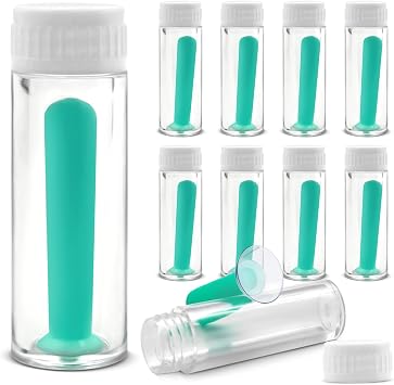 10-Pack RGP & Scleral Lens Remover Tool Kit - Non-Slip Suction Cup Plungers for Secure Contact Lens Removal