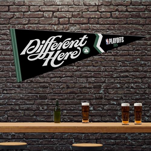 Image of Rico Industries NBA Basketball 12 inch x 30 inch Felt Wall Decor Pennant - Great for Home /Bed Room /Man Cave Decor