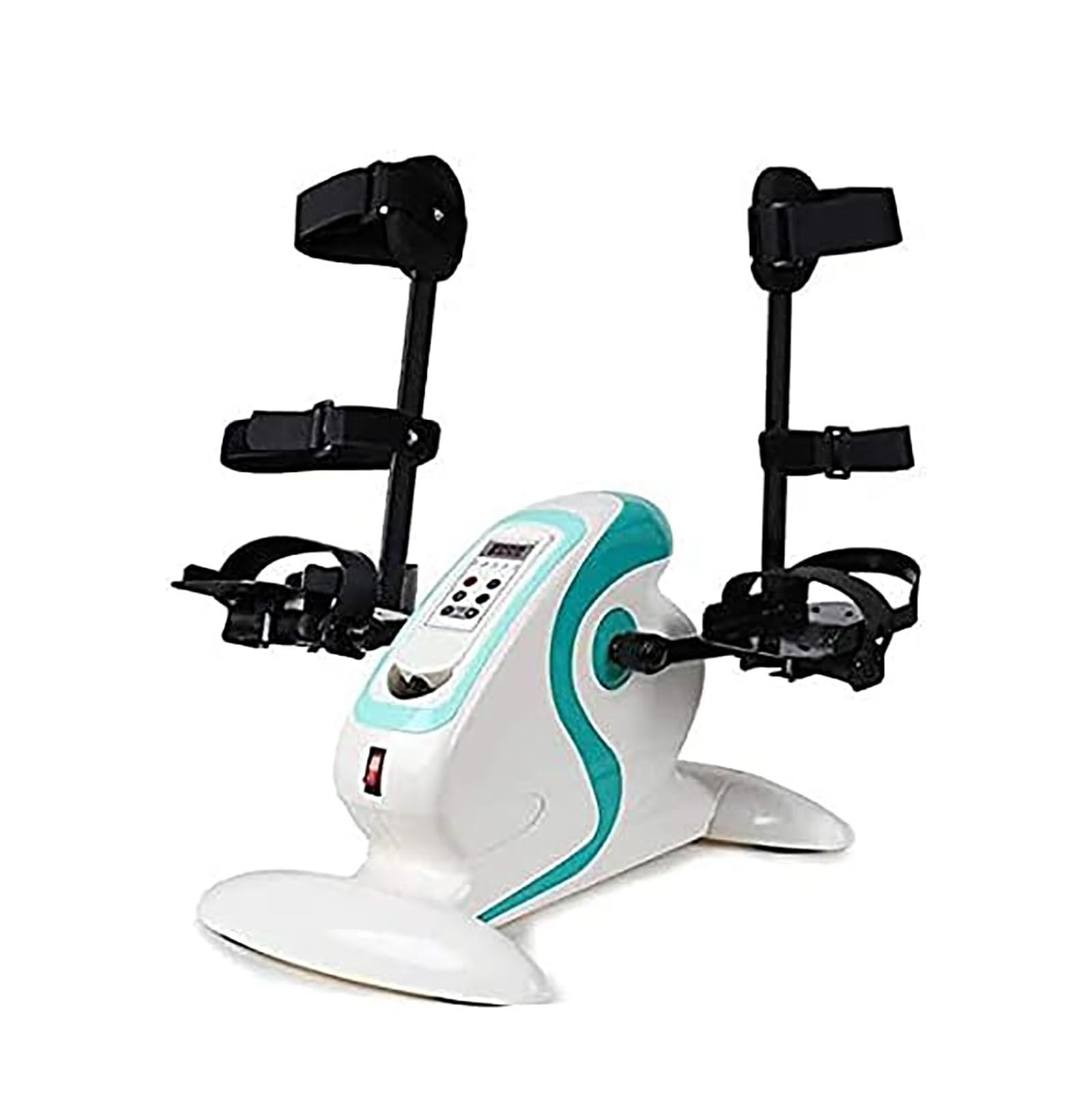 Ejercitador de Pedales motorizado, ejercitador eléctrico de Pedales para rehabilitación de Brazos y piernas de bajo Impacto con Soporte Protector para piernas, para Rehab