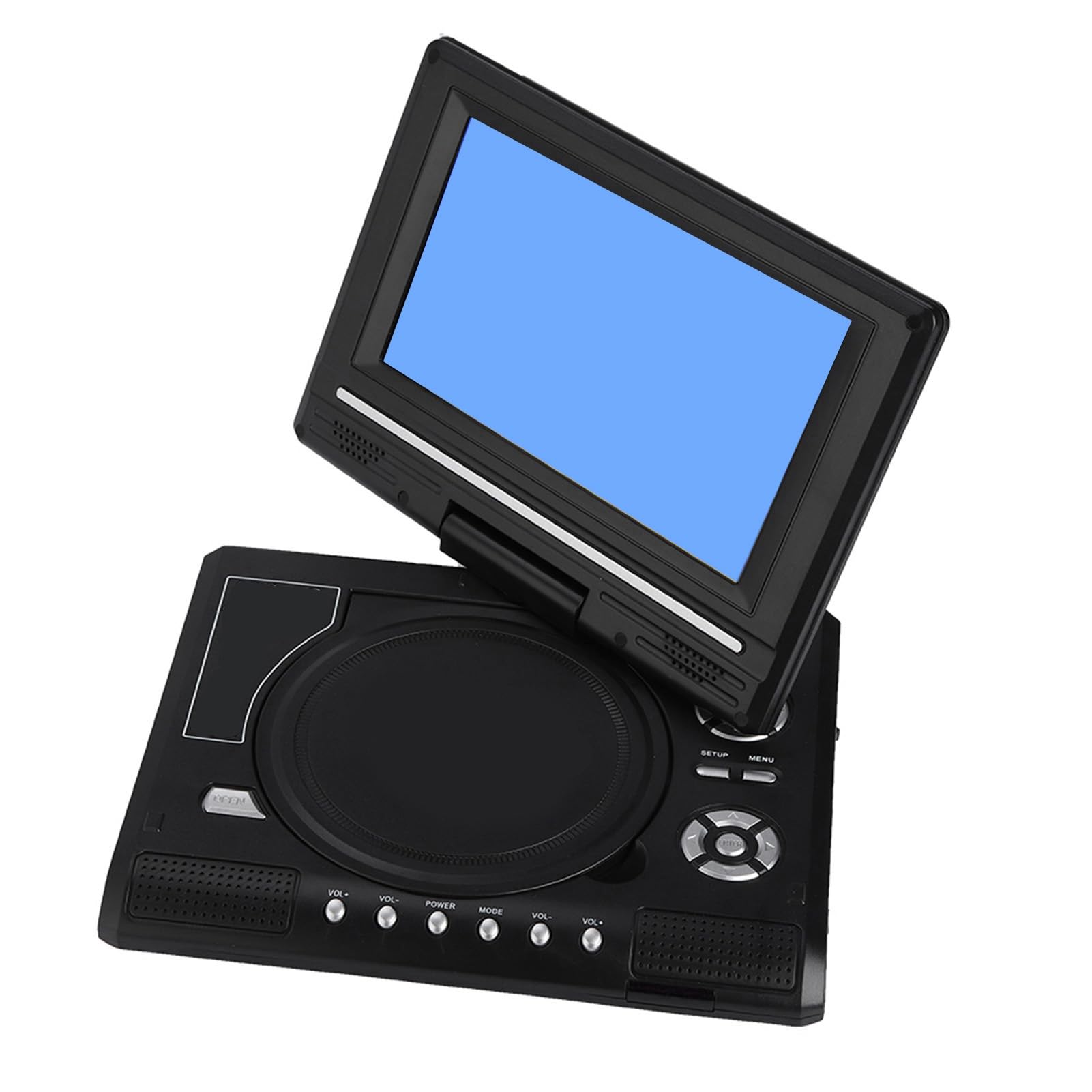7-i Tragbarer DVD-Player, Mobiles TV-Auto-Gamepad, 100-240 V, EU-Stecker, Wiederaufladbar (KIMISS9idnu12x34-02)