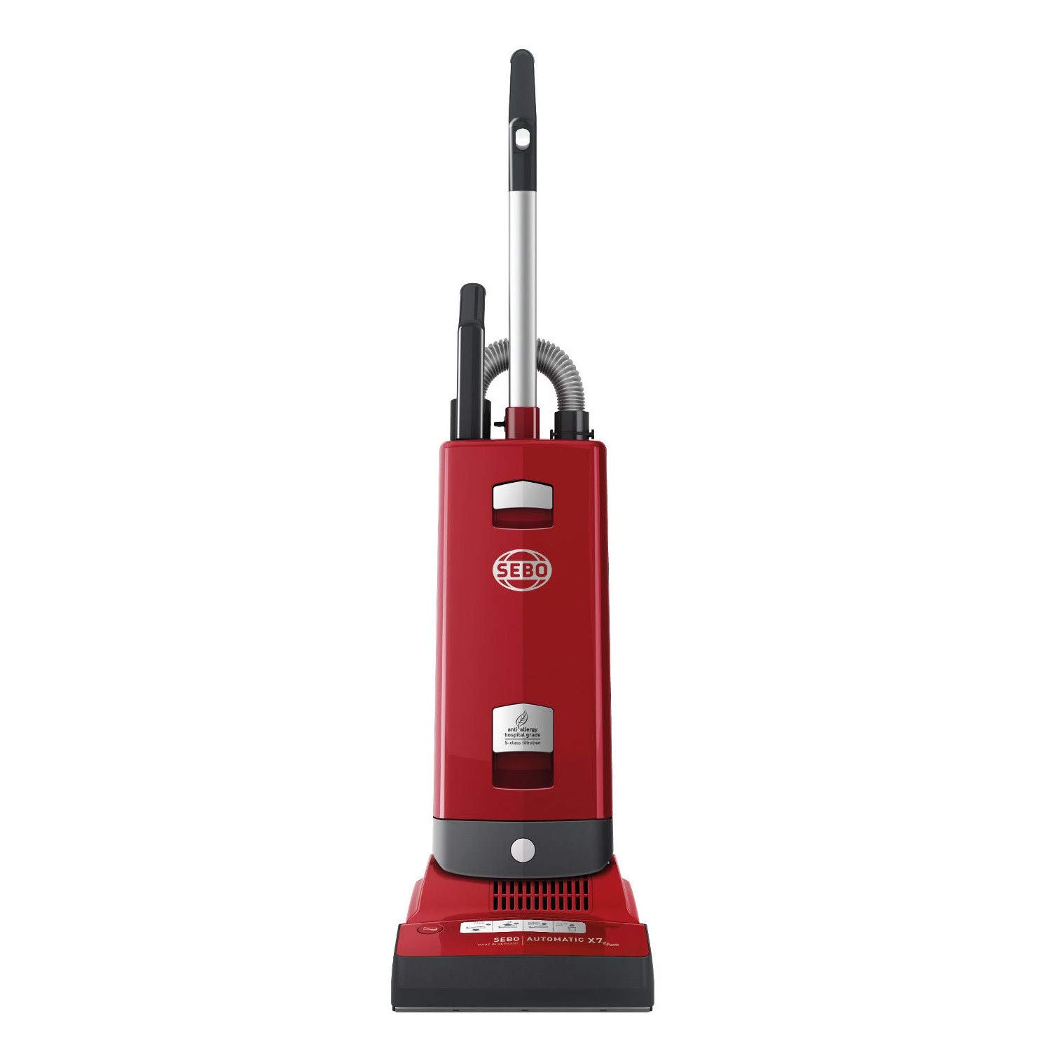 SEBO 91503GB X7 Extra ePower Upright Vacuum Cleaner Red