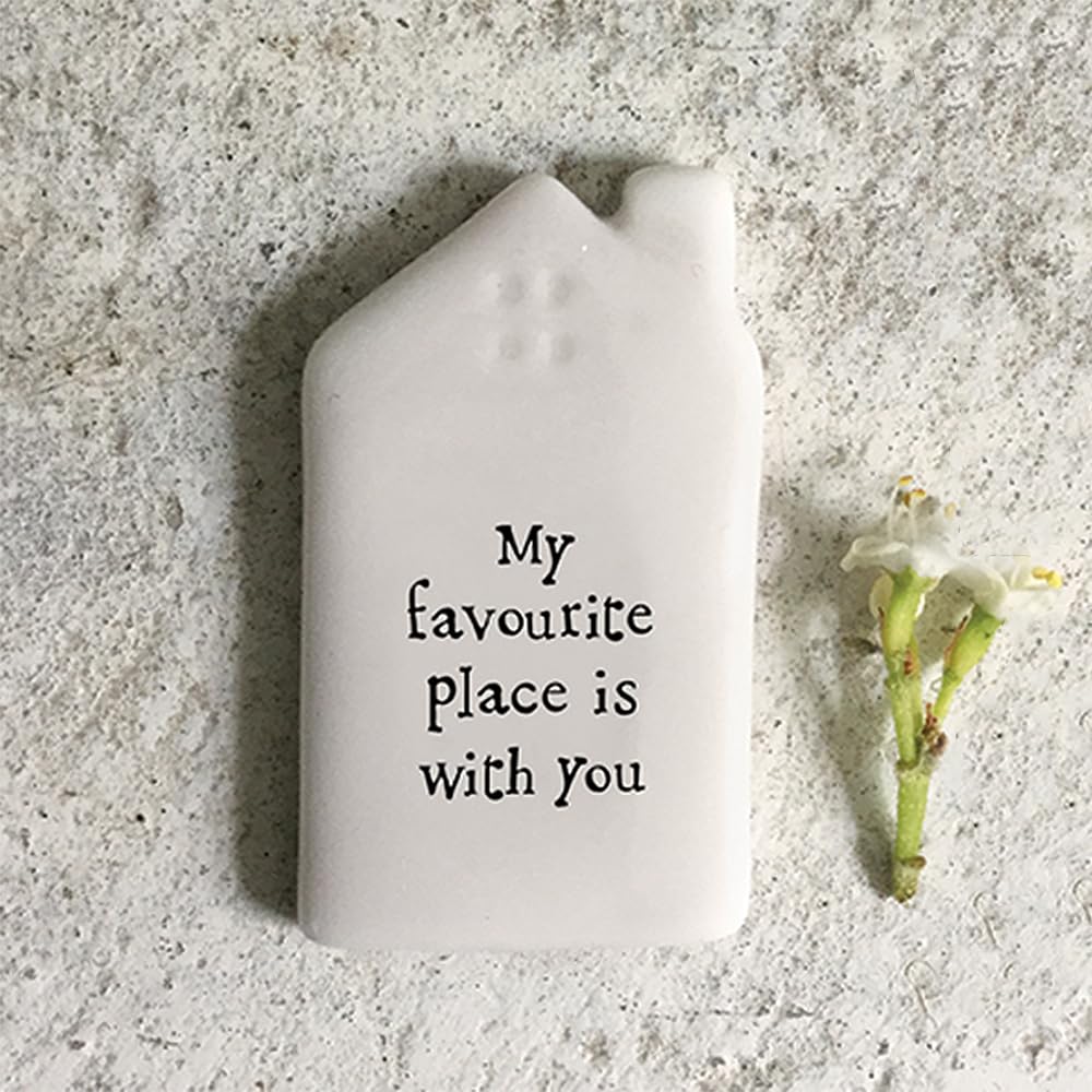 That's Crackers! Favourite Place Is With You | Ceramic House Token | Mini Gift | Cracker Filler