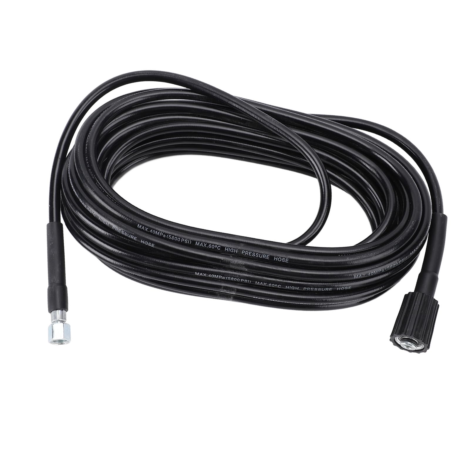 Generic Tubo per Idropulitrice Durevole, Universale, Adatto Pulizia Efficiente per Auto, Cortili, 50 Piedi (20M)