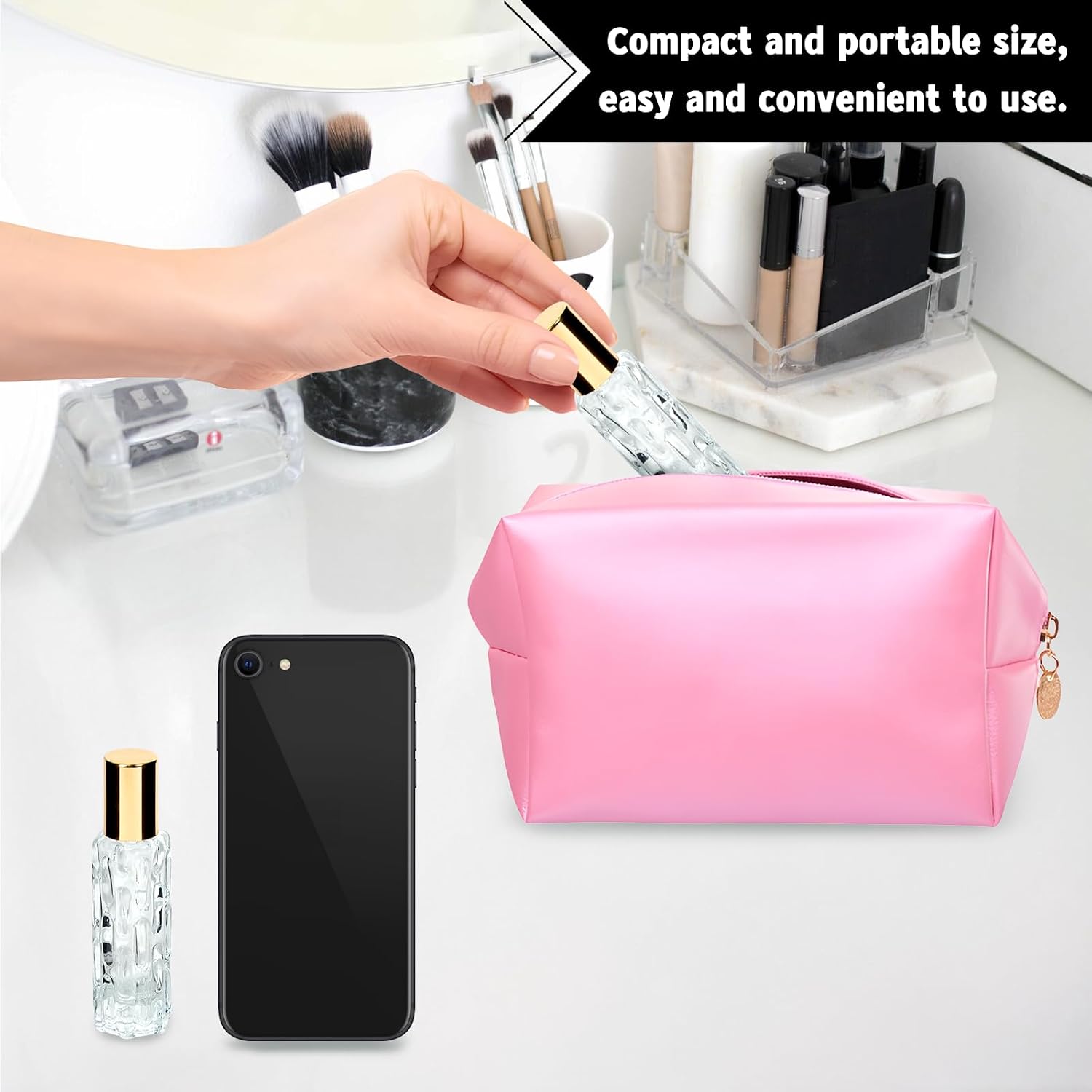 12PCS Essential Oil Roller Bottle Refillable Empty Glass Bottle with Stainless Steel Rollerball, Refillable Glass Set Includes Opener and Dropper