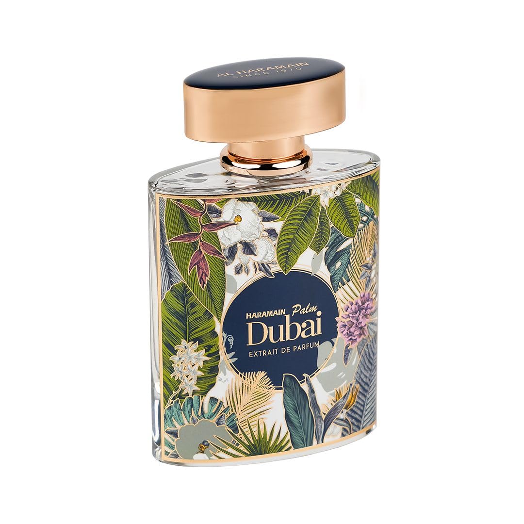 Amber Oud - Palm Dubai by Al Haramain for Unisex - 3.33 oz Extrait De Parfum Spray