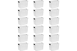 Sterilite Tall Storage Bins with Lids: Keep Your Belongings Organized and Tidy