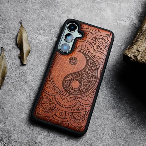 Coque antichoc compatible avec Galaxy S23 FE etui bois tpu - 4