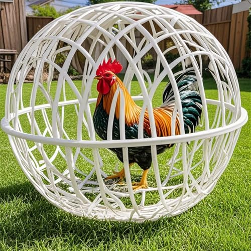 Ball-Shaped Movable Chicken Coop, Chicken Pigeon Rabbit...