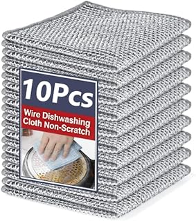 Double-Sided Steel Wire Dishwashing Cloths
