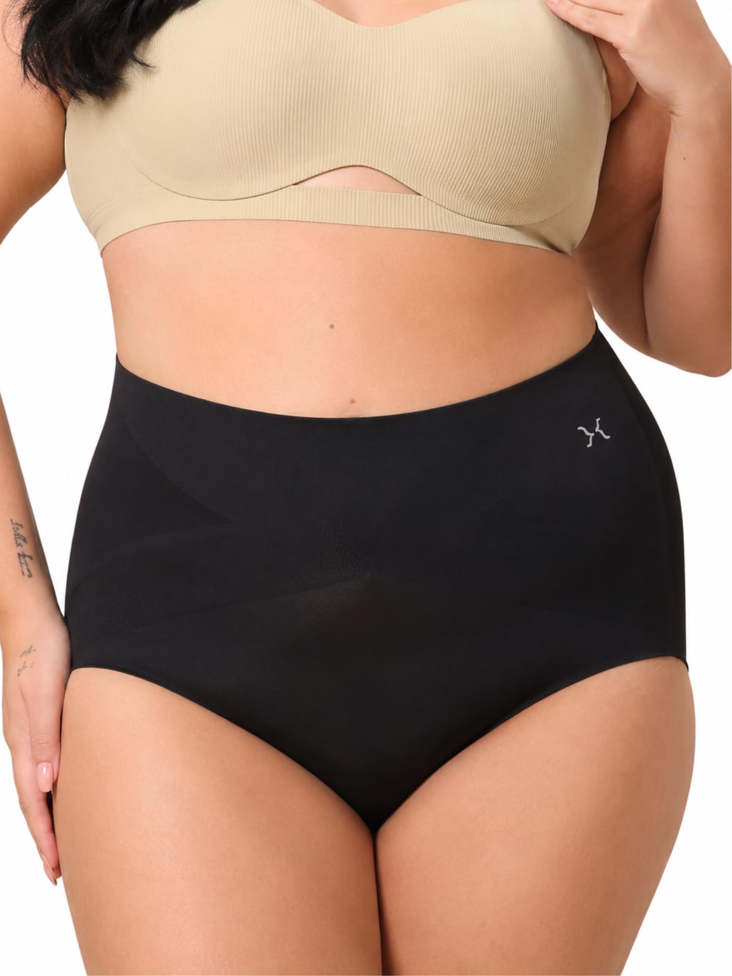 All-Day Control Tummy Tucker Shaper for Women | Seamless High-Waist Shapewear with Targeted Belly Fat Compression | Super Stretch Fabric | Lightweight,Odourless & Comfort for Upto 12 Hrs-image-44