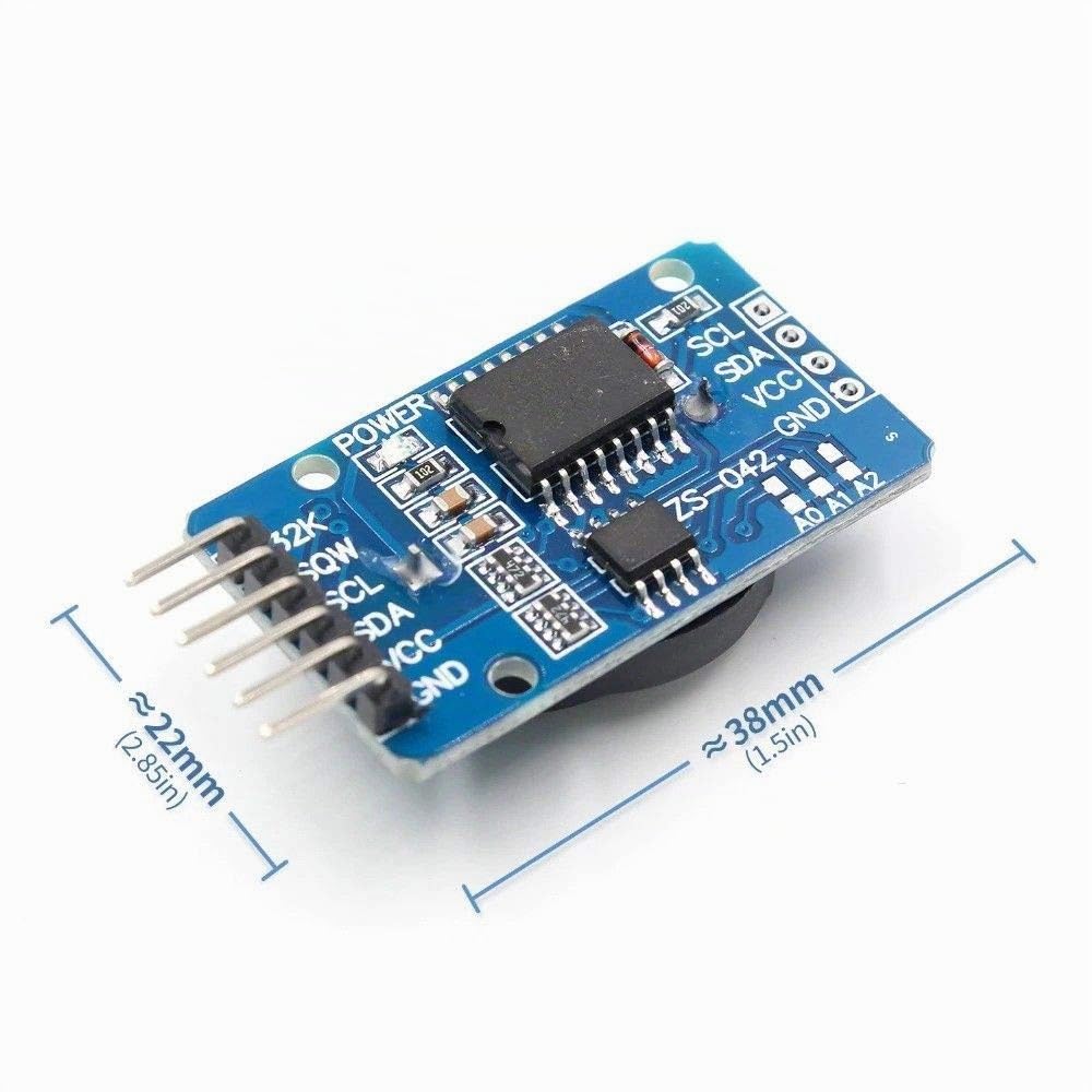 DAOKAI DS3231 Echtzeituhr-Modul 2 Stück – I2C Pr Produktbild-Vorschau 4