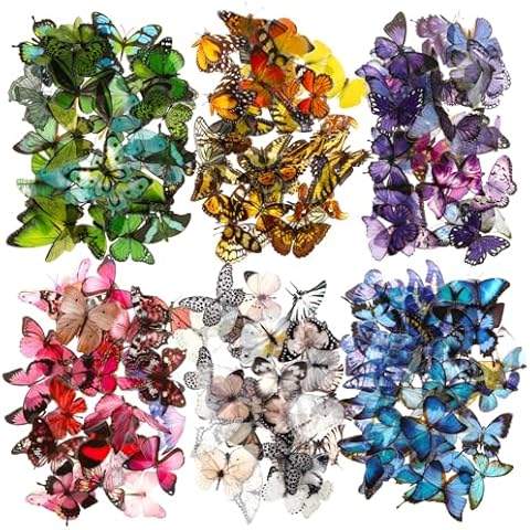 Autocollants papillon COMNICO 240 pièces Cover
