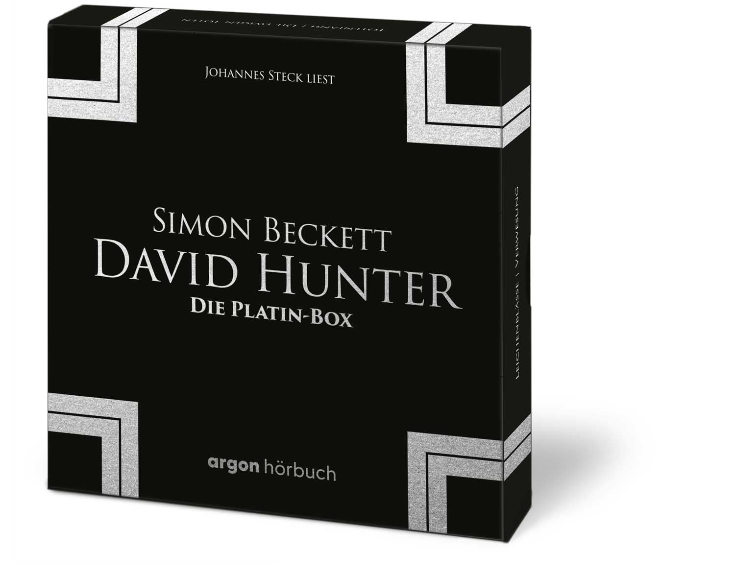 David Hunter – Die Platin-Box: Die Chemie des Todes, Kalte Asche, Leichenblässe, Verwesung, Totenfang, Die ewigen Toten
