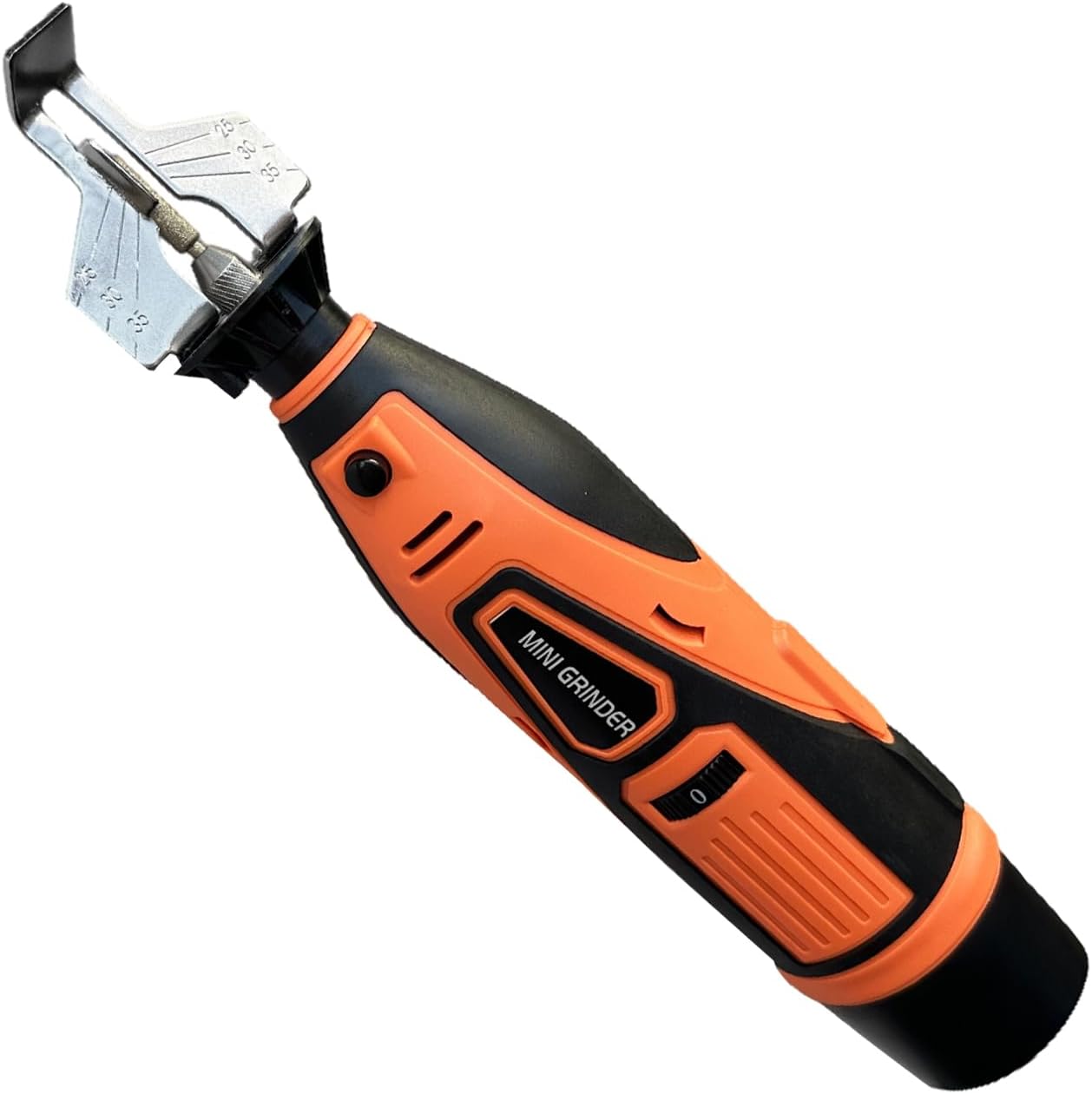 Cordless Chainsaw Sharpener with 2×12V Batteries & 9 Titanium-Coated Diamond Bits, Electric Handheld High-Speed Chain Sharpening Tool, Easy to Use for Chainsaw Chains