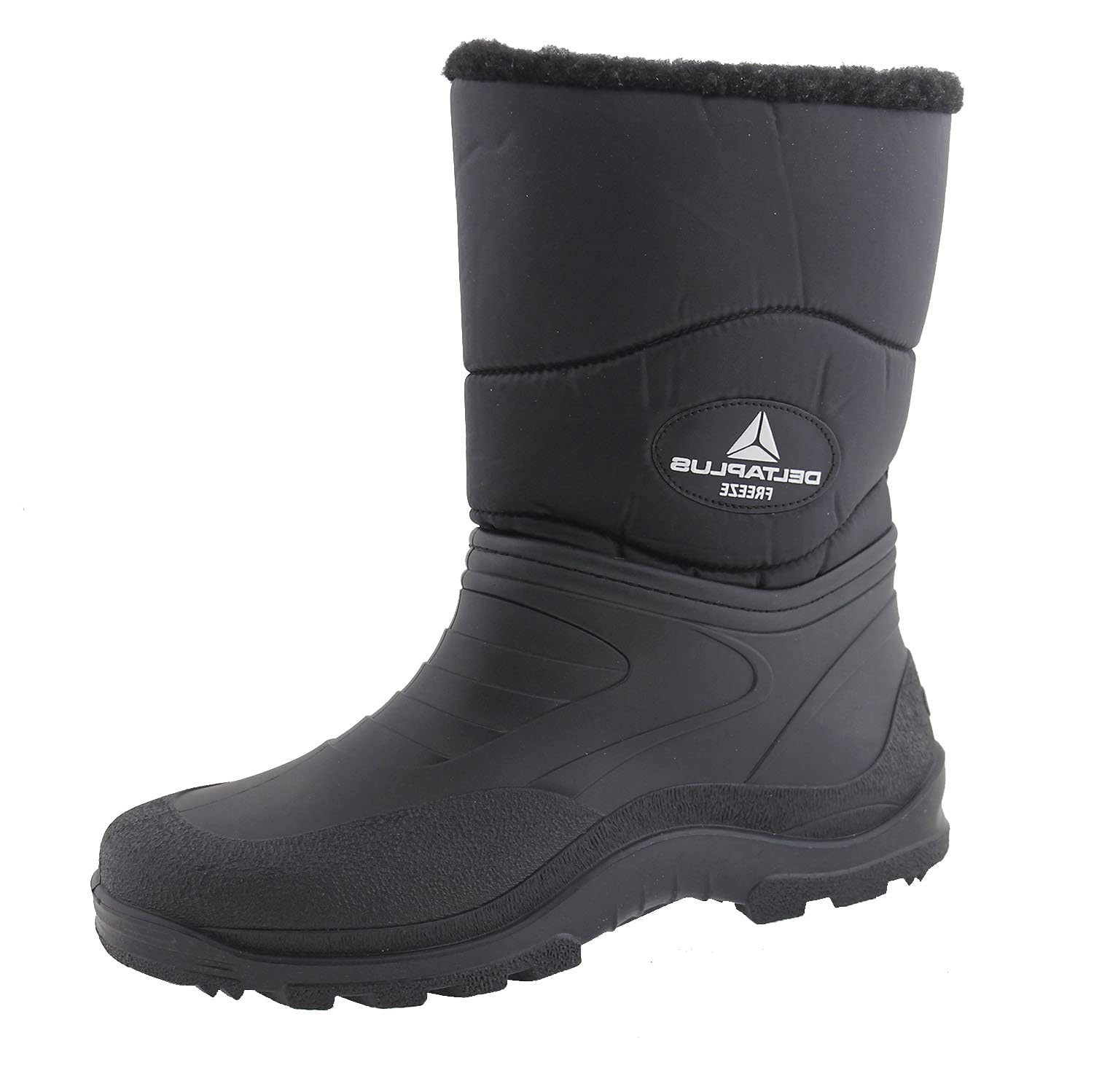 Delta Plus FREEZNO39 Freeze Halbstiefel – Gefüttert Mit Polyester-Fell, Rutschfest, Größe 39, Schwarz