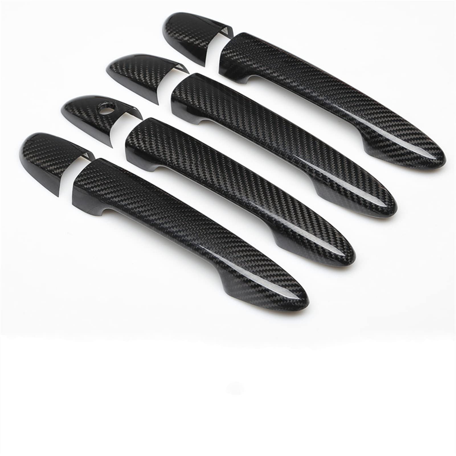 Fahbstr 3 Exterior Door Handle Cover For Mazda Cx-9 Mk2 2016-2020 Styling Carbon Fiber Chrome Car Door Handle Cover Accessories(3)