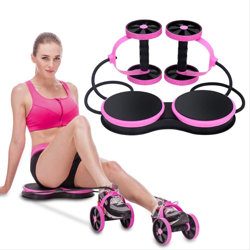 Rodillo abdominal con expansor multifuncional BAJIE de doble rueda 4