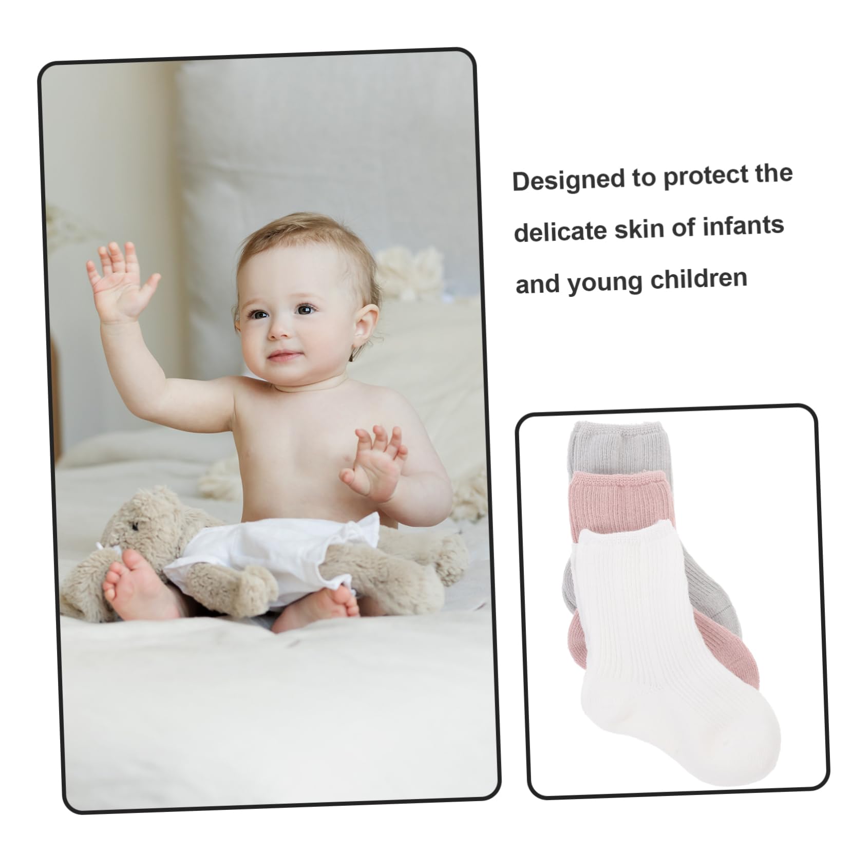 Vaguelly Spring Autumn Baby Socks Newborn to Toddler Warm Comfortable Winter Socks