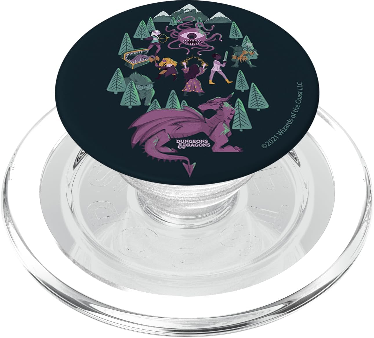 Dungeons & Dragons Adventure Crew PopSockets MagSafe PopGrip for iPhone