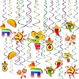 decoraciones para fiesta mexicana 【Assembled Already】Estas fiestas mexicanas colgando la decoración del remolino se puede colgar directamente en cualquier lugar que desee con el gancho en la parte superior, como el techo, la puerta, las ventanas, las ramas de los árboles en su patio trasero para las fiestas al aire libre, o en una puerta utilizando el gancho adjunto en la parte superior, darán a sus hijos un recuerdo feliz cuando se utilizan como grandes fondos para sesiones fotográficas.