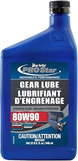 Star brite 027232C Synthetic Blend Lower Unit Gear Lube, 80W-90W-946ml