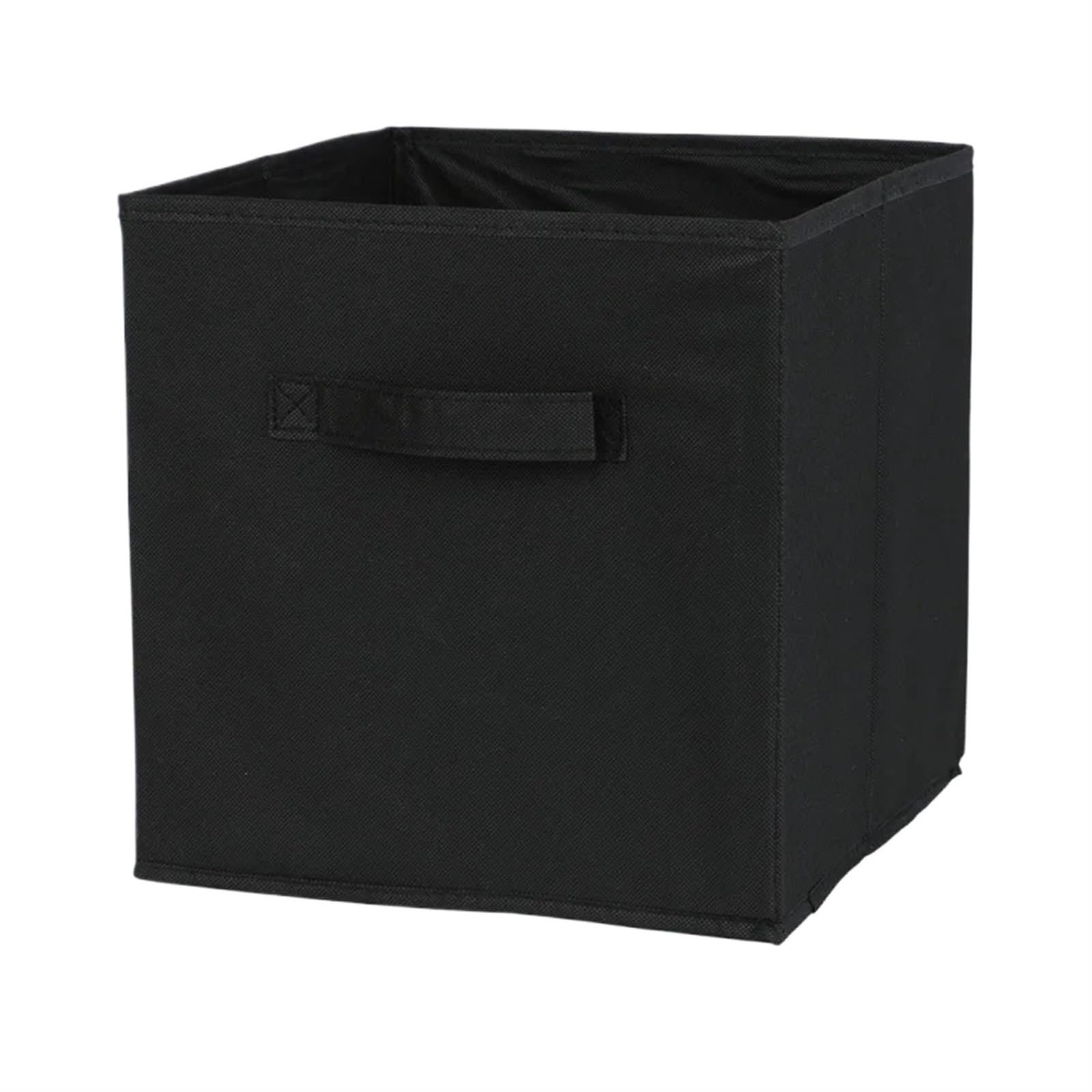CGUOHU 4PCS Non-woven Fabric Storage Bins,Foldable Cubes And Cloth Organizer Drawer For Closet And Toys For Wardrobe Storage(Black)