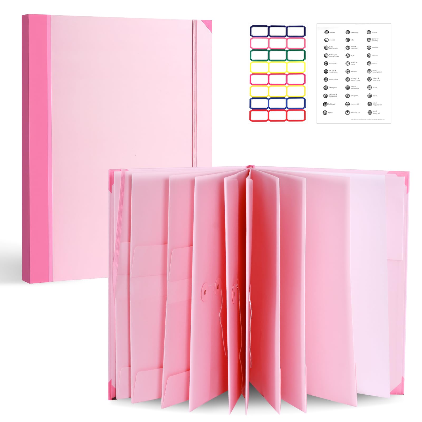 Zevrang Important Document Organizer, If I Die Binder UK for Work Office