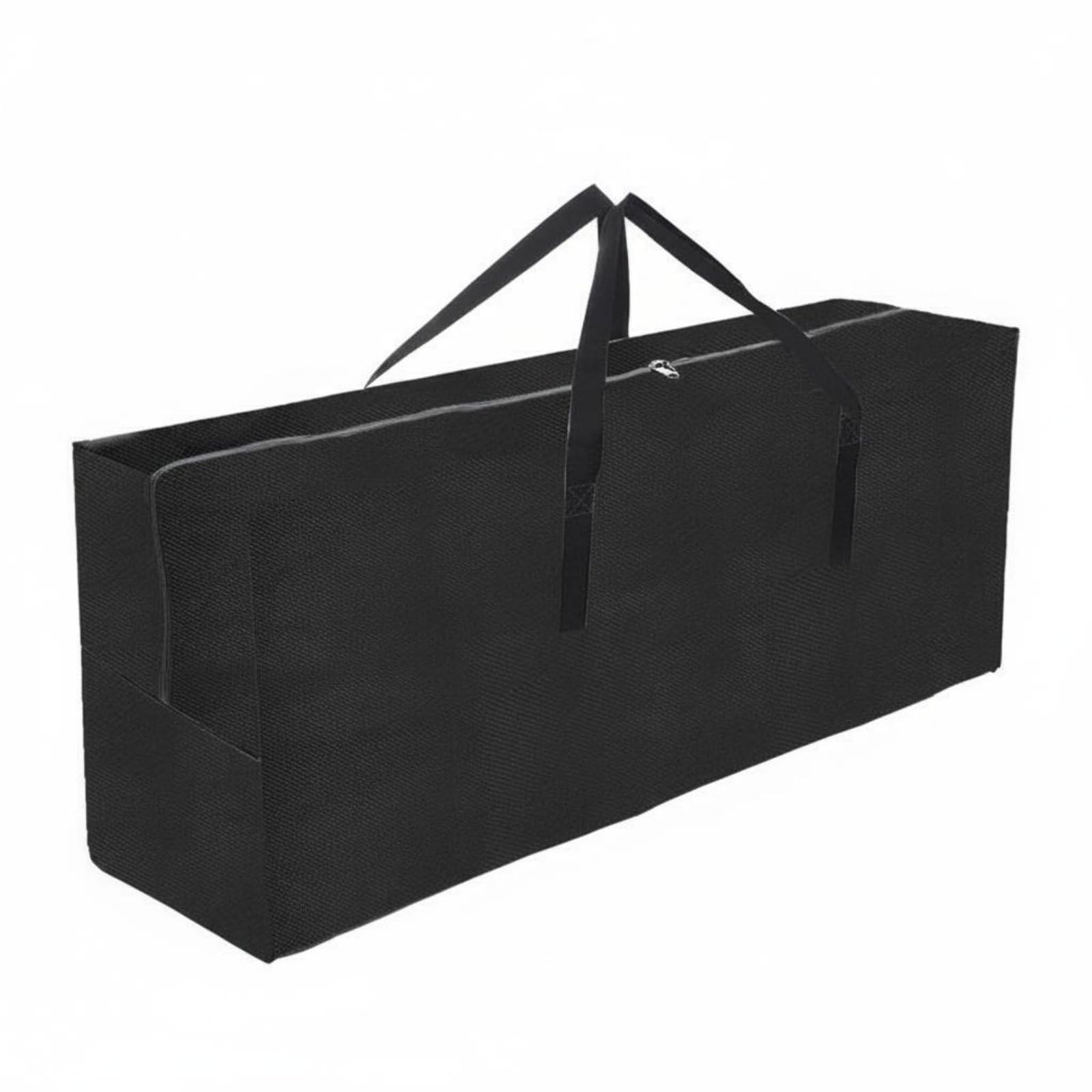 Reinforced Handles Outdoor Cushion Storage Bag Weather Resistant Patio Cushion Storage Bag Heavy Duty Foldable, 116-47-51cm, 420D | Home & Garden | Household Supplies & Cleaning-image-36