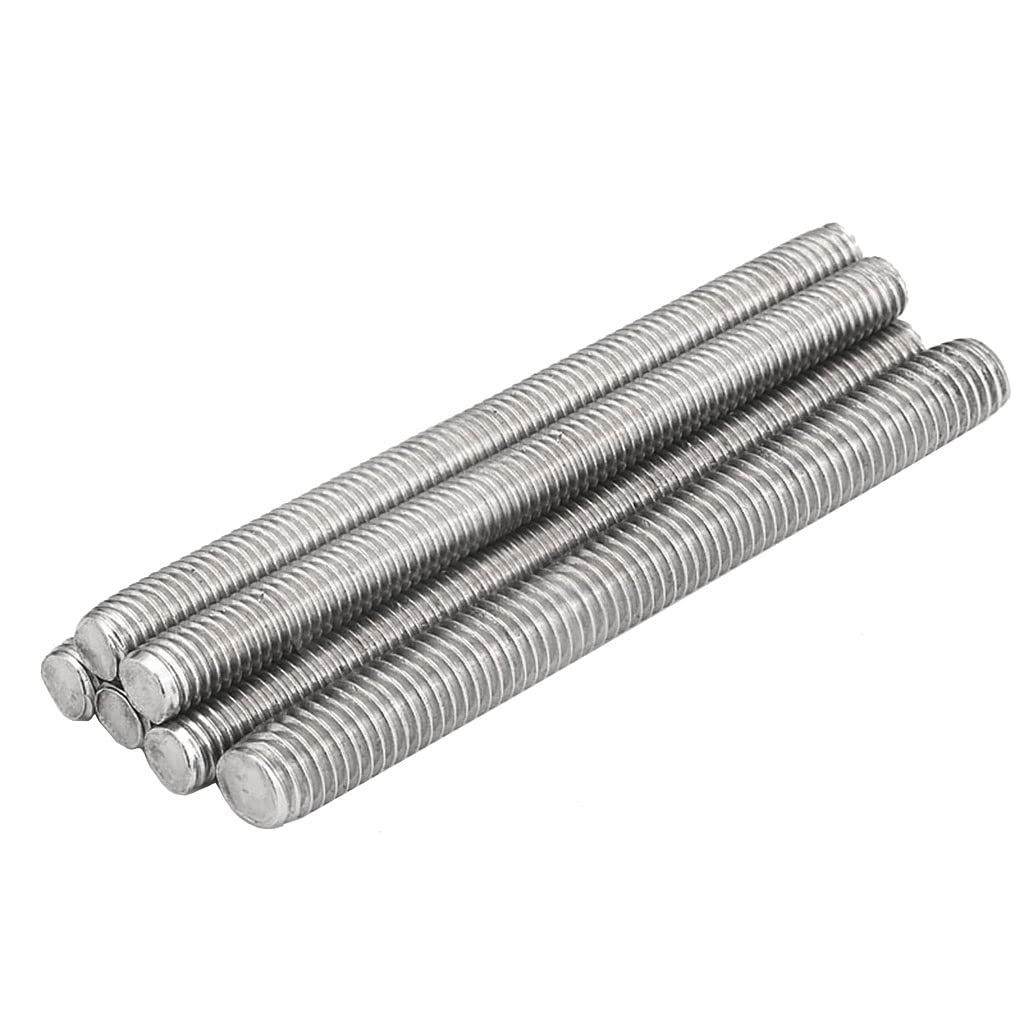 Leitspindel mit Messingmutter M2 3 4 5 6 8 10 12 14 16 18 20 Edelstahl-Vollgewindestange, 250 mm lange Schraubstange, kopfloser Bolzen, Vollgewindebolzen, DIY-Metallbearbeitung(M10 x250)