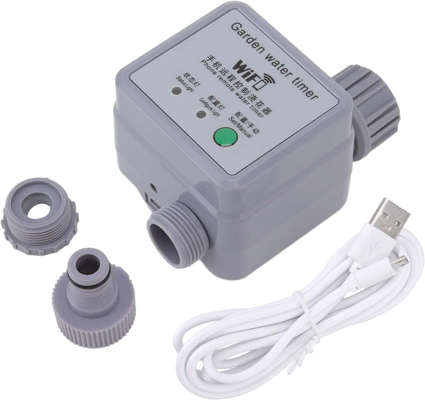 Pilipane Smart Sprinkler Water Timer, WLAN Controlled Automatic Irrigation for Efficient Garden Care