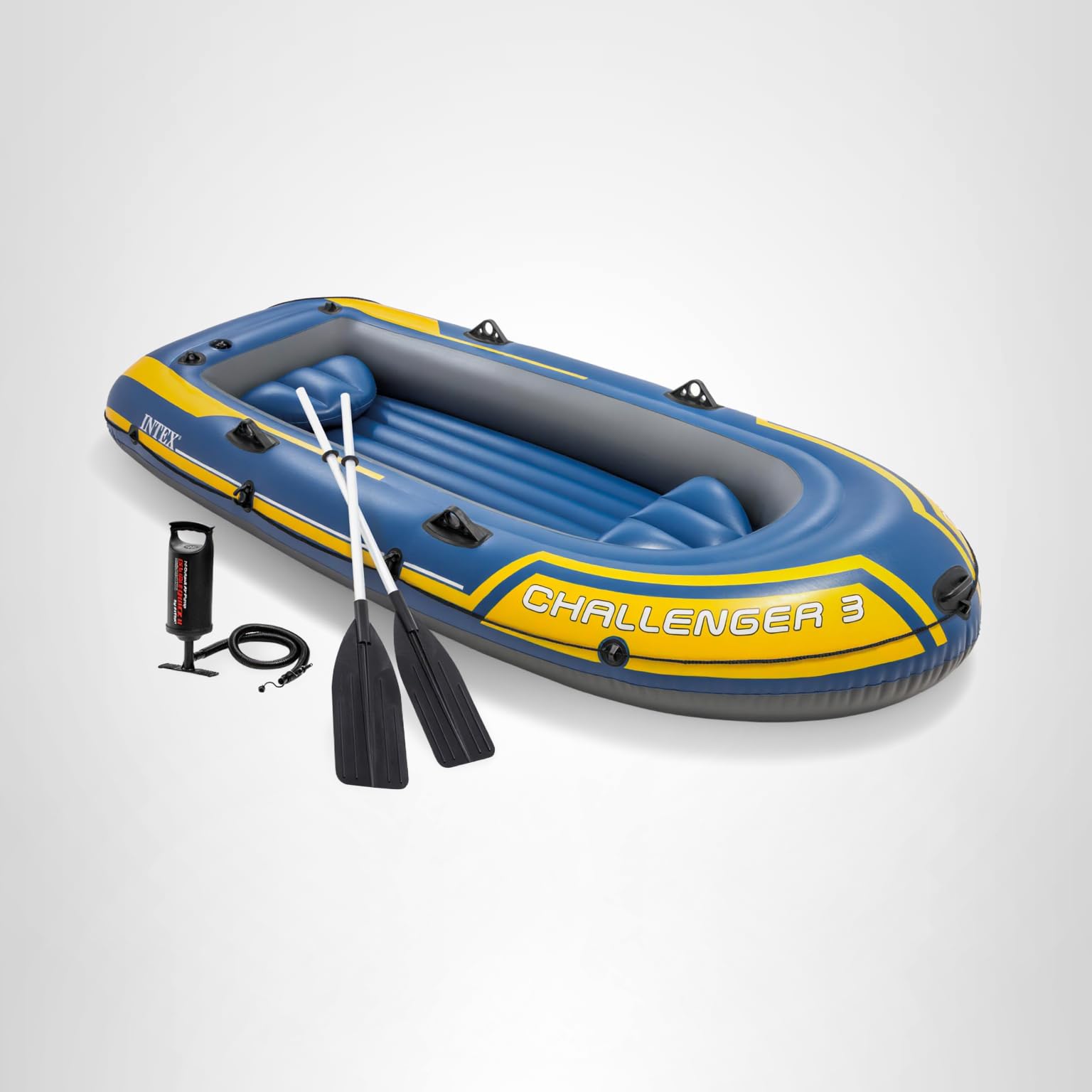 Amazon.com: Intex 68370EP Challenger 3 Inflatable Boat Set