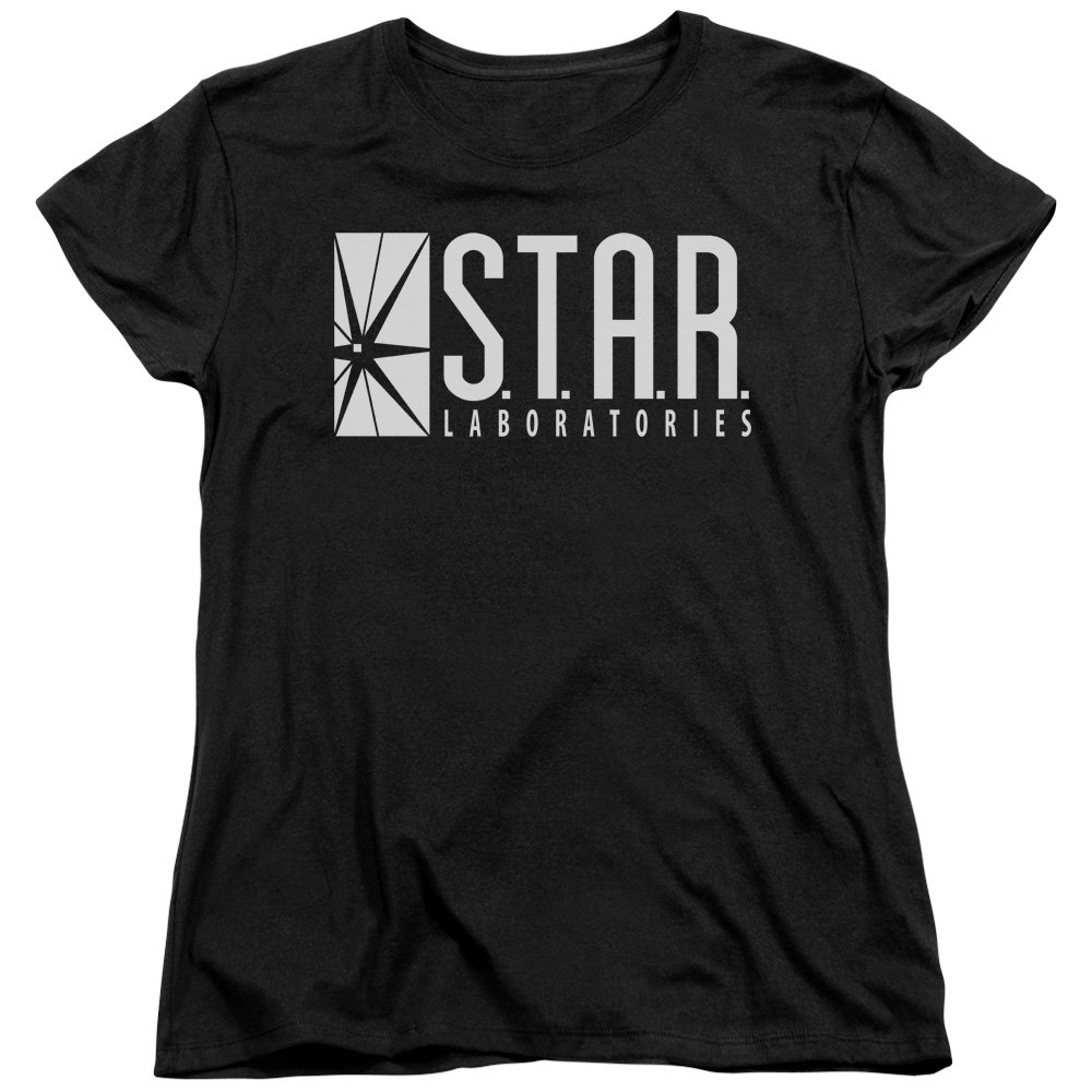 Women's Flash Star Labs Superhero S.T.A.R. Laboratories™ T Shirt & Stickers